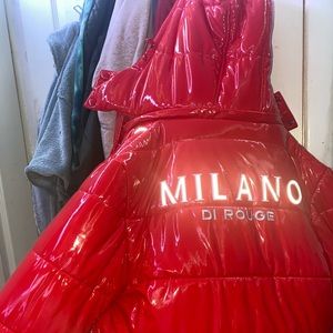 Red Milano Coat